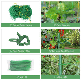 MQHUAYU metal support for raised beds helps improve air circulation and sun exposure.