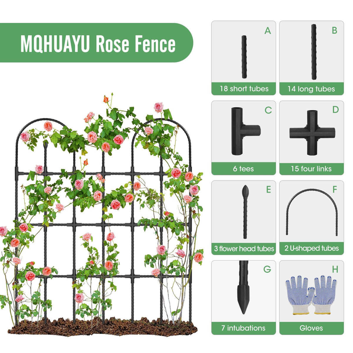 MQHUAYU tomato-climbing-support keeps tomato vines organized and vented.