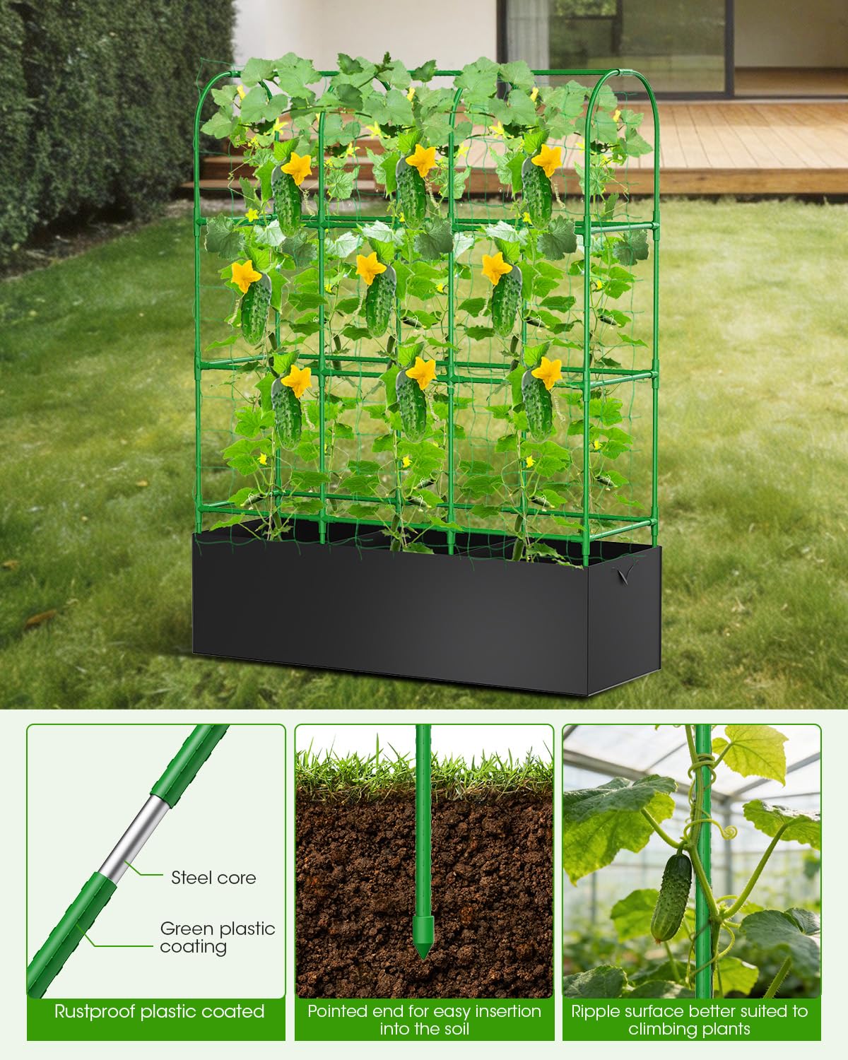 MQJIAZHI all-in-one assembly simplifies setup with no extra tools.