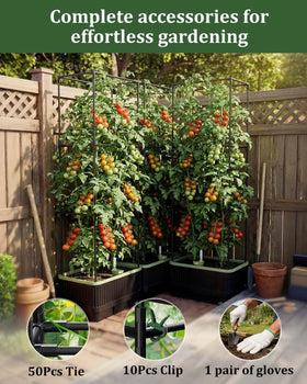 MQJIAZHI anti-tip stability ensures reliable placement on patios and balconies.