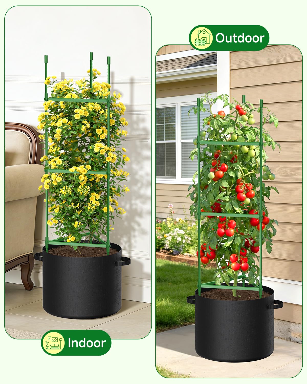 MQJIAZHI easy assembly with hardware included for quick garden setup