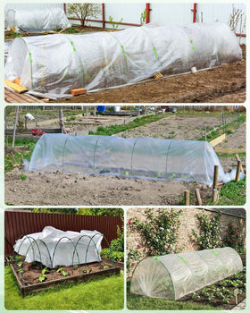 MQJIAZHI garden clips secure netting against wind.