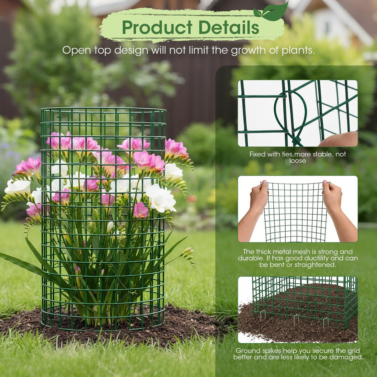 MQJIAZHI garden cloche outdoors allows sunlight while protecting plants