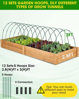 MQJIAZHI grow tunnel straight bars enable quick tool-free assembly.