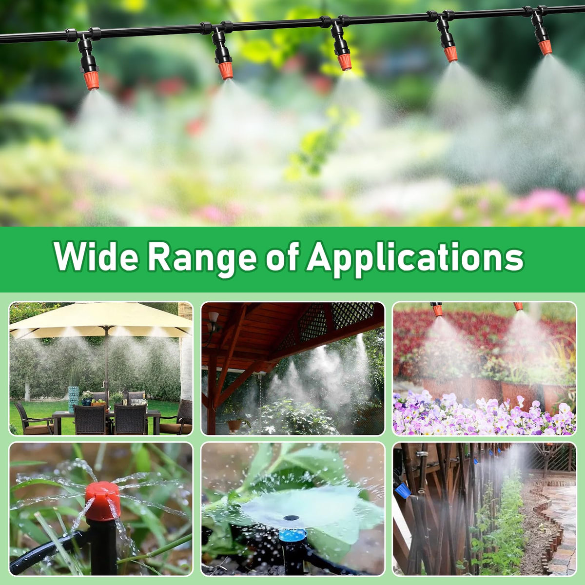MQJIAZHI leak proof connections prevent drips in a garden system