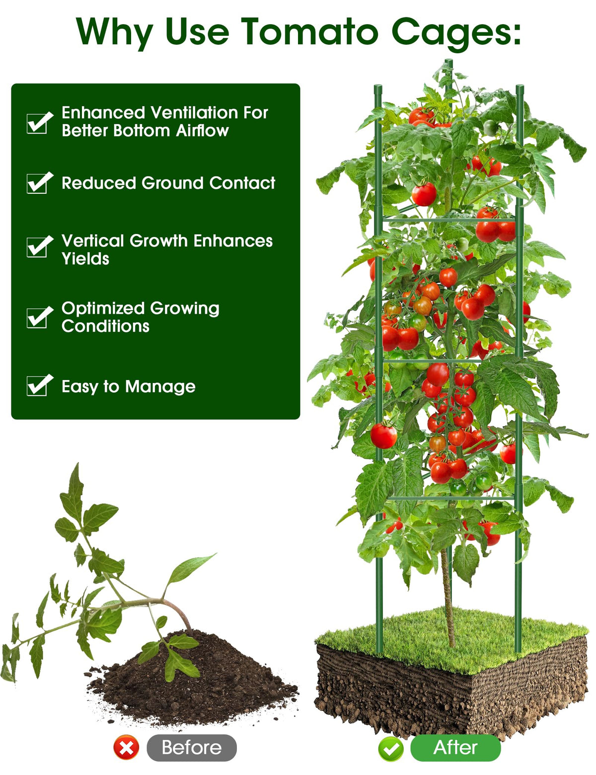 MQJIAZHI multi-purpose climbing trellis supports cucumbers, peas, and roses.