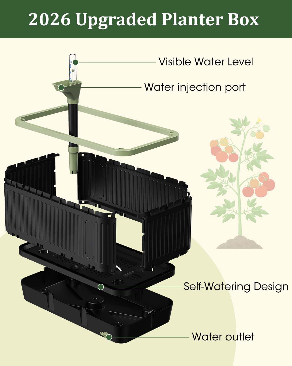 MQJIAZHI planter trellis assembly outdoor setup demonstrates quick, tool-free setup.