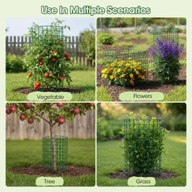 MQJIAZHI garden cloche keeps flowers protected and thriving.