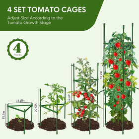 MQJIAZHI tomato cage offers shapes for different plant layouts