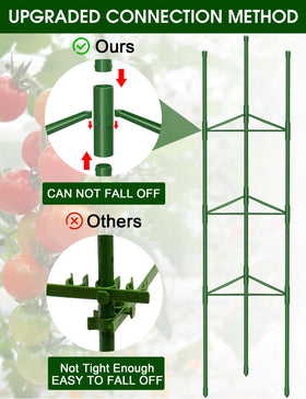 MQJIAZHI stainless steel durability ensures rust-proof outdoor support for climbing plants.