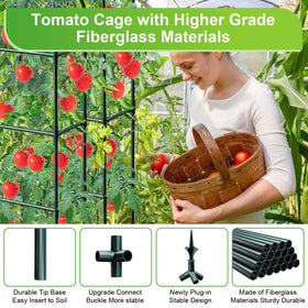 MQJIAZHI large planting box accommodates tomatoes, cucumbers, and leafy greens