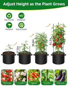 MQJIAZHI vertical triangle trellis promotes space-saving climbing growth