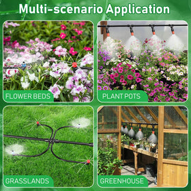 MQJIAZHI versatile irrigation kit for lawns, beds, and greenhouses