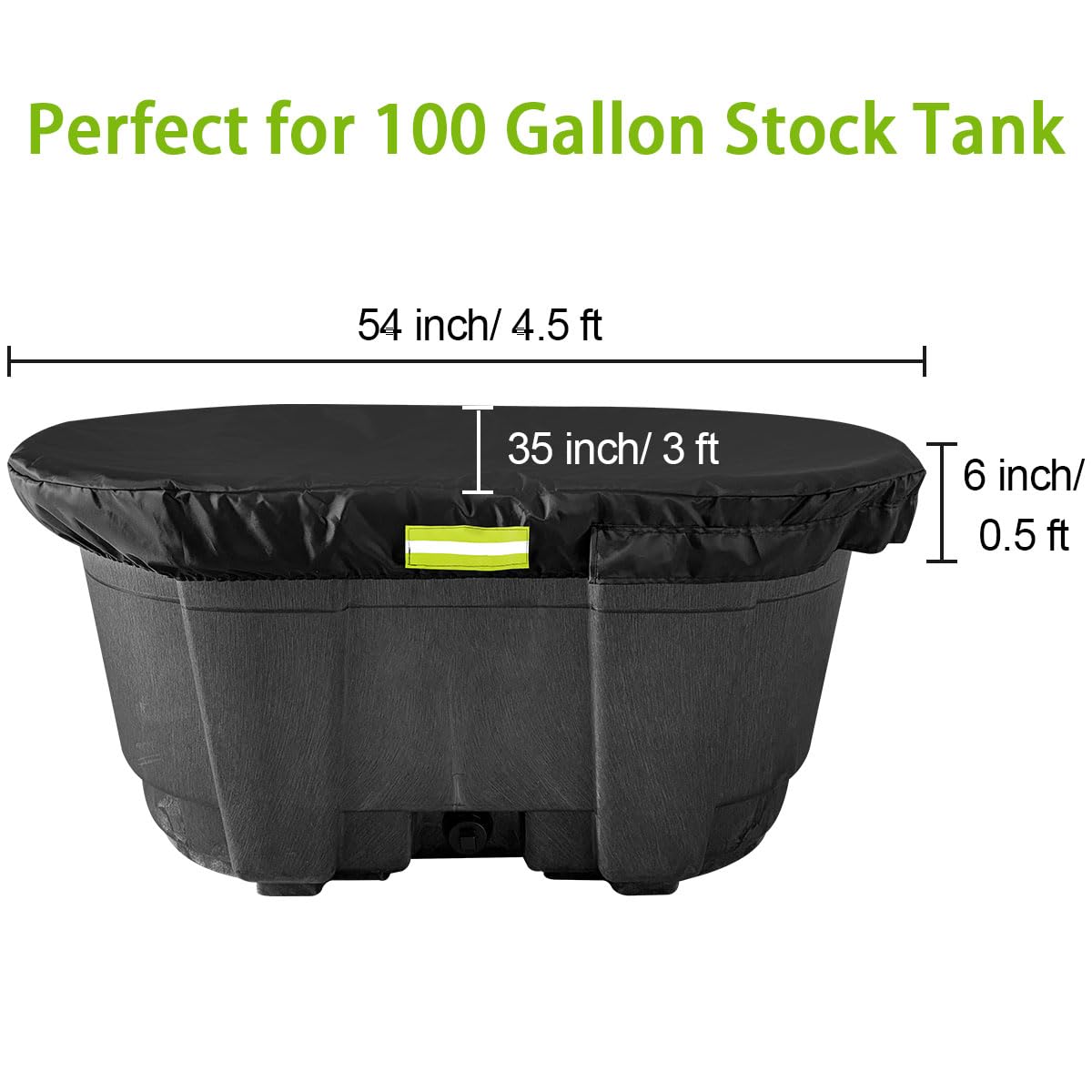 Sturdy waterproof Oxford fabric resists tears and fading under sun