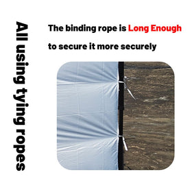 MQoutdoor silver-coated waterproof fabric provides rain and heat protection.