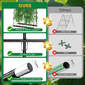 MQUPIN cucumber trellis rustproof coating resists weather