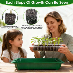MQUPIN drainage base keeps trays steady and drainage tidy for seedling care.