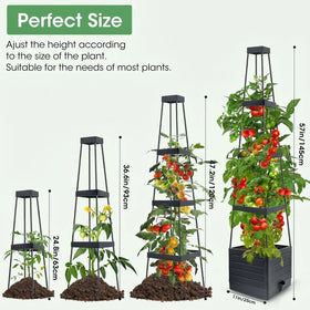 MQUPIN flat-fold storage fits away in small spaces after harvest.