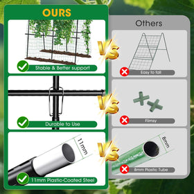 MQUPIN plant ties help secure branches and prevent breakage.