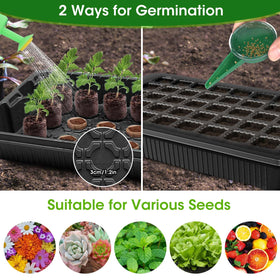 MQUPIN seeder and plant labels streamline sowing and tracking varieties.