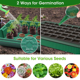MQUPIN seeder and garden tools simplify sowing and maintenance.