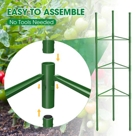 MQUPIN bottom tip inserts easily into soil without root damage