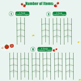 MQUPIN tomato cage base design providing stable upright support
