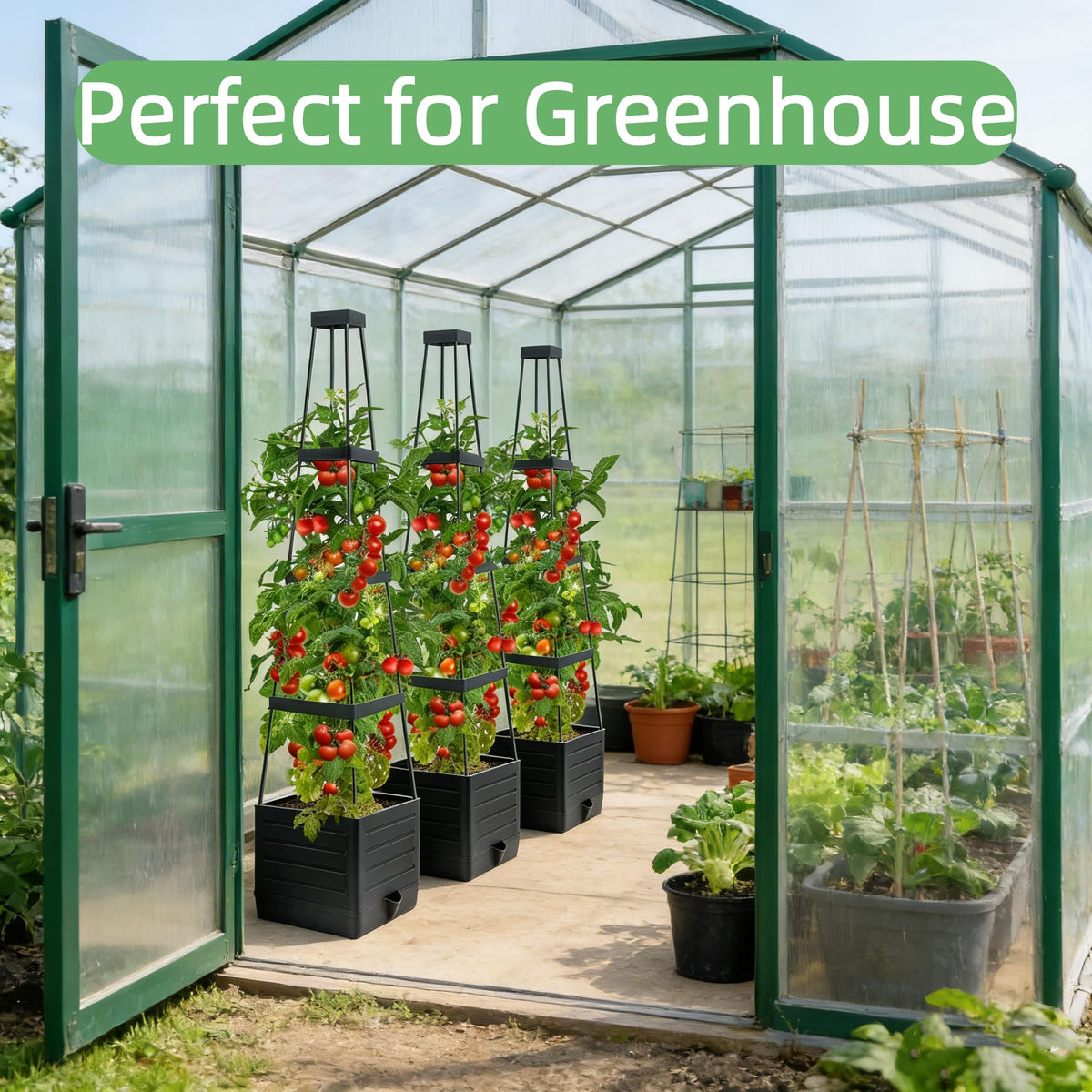 MQUPIN tool-free trellis design lets you set up quickly.