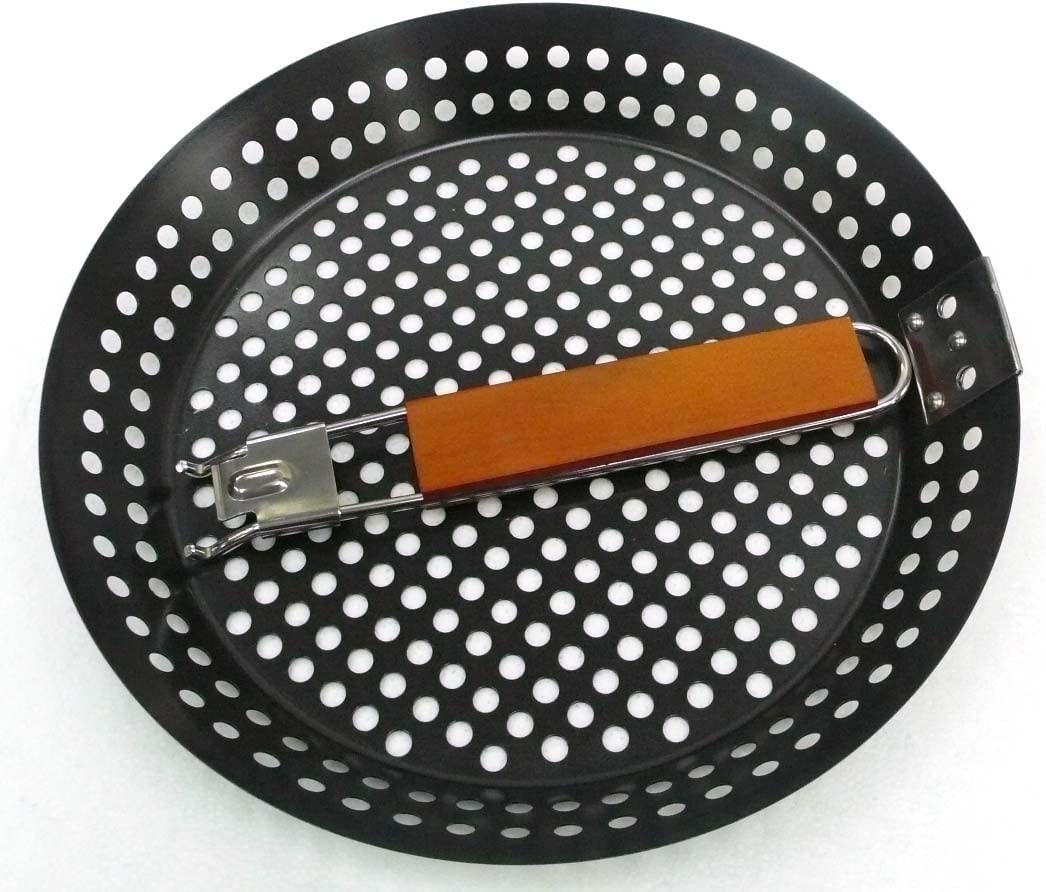 Mr. Bar-B-Q removable clip-on wooden handle, designed for cool-touch comfort and flexible use.