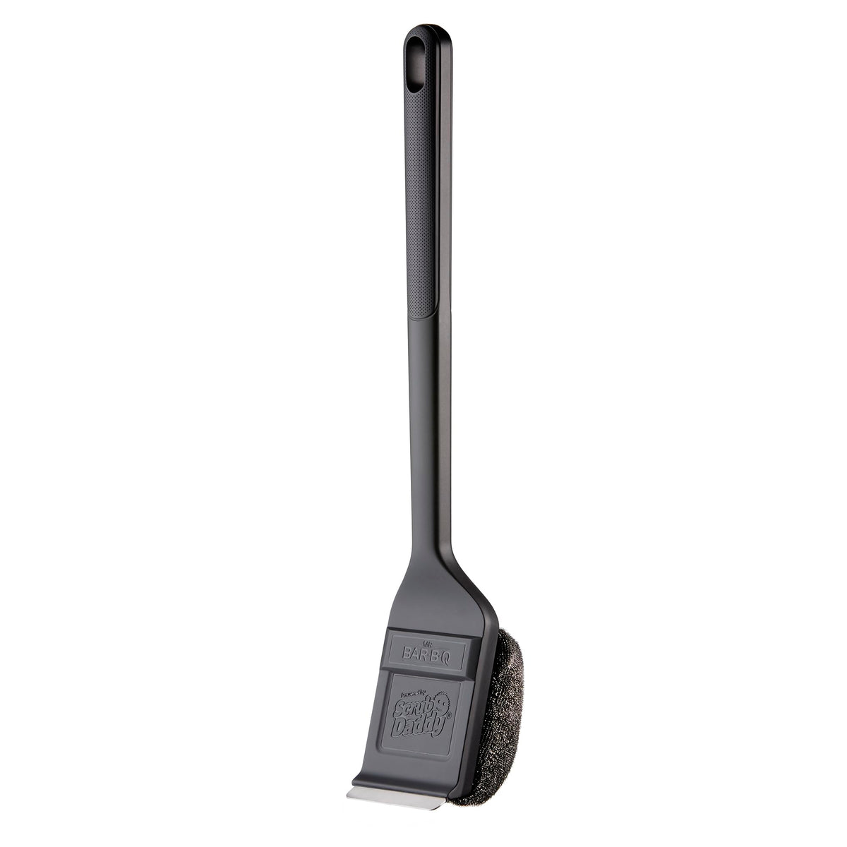 Mr. Bar-B-Q Ergonomic handle offers comfortable grip during long cleanings.