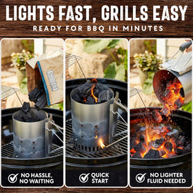Smoked ribs prepared with Mr. Bar-B-Q lump charcoal for rich flavor