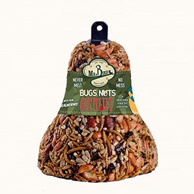 Close-up of Bugs, Nuts & Fruit Bell showing rich ingredients for diverse backyard visitors.