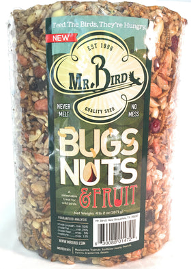Mr. Bird EZ Feeder compatible seed cylinder ready for year-round use.