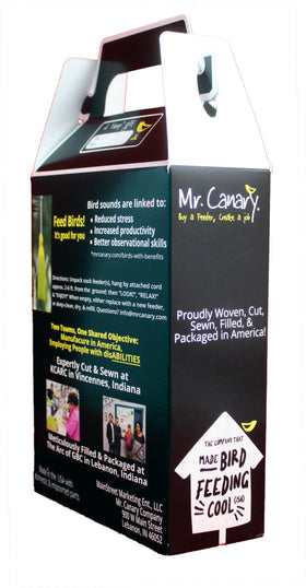 Mr. Canary USA made mesh bags woven and packaged in the USA