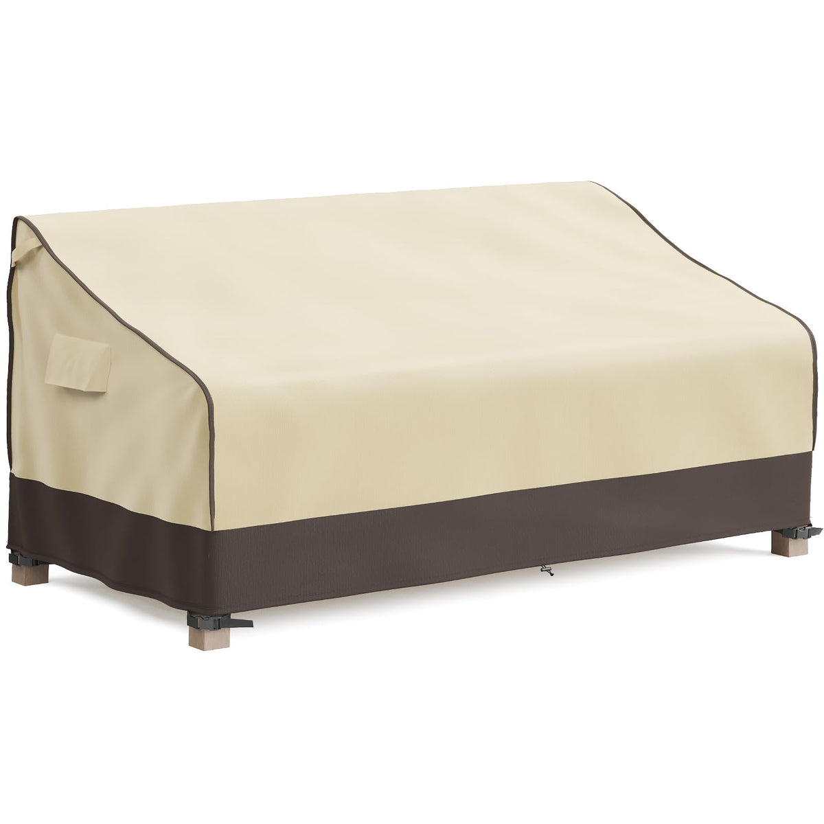MR. COVER 3-seater outdoor couch cover waterproof protects patio sofa from rain and sun
