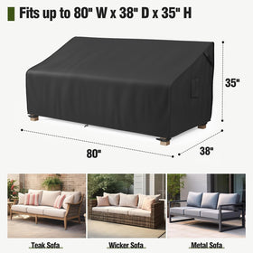 MR. COVER waterproof fabric demonstrates beads and rolls off water for patio protection
