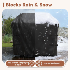 Ventilated MR. COVER design on Weber Spirit II for reduced moisture buildup