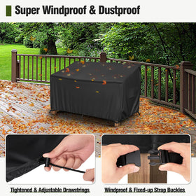 MR. COVER side air vents reduce interior condensation for dryness.