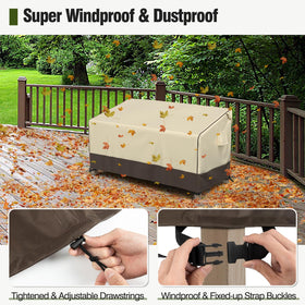 MR. COVER easy-clean patio cover cleans with a wipe after use.