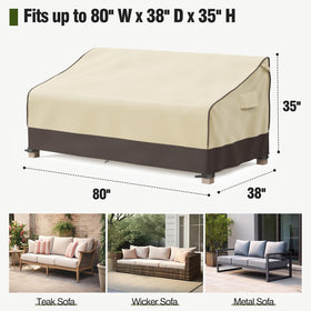 MR. COVER heavy-duty polyester fabric resists tears and fading for long-lasting outdoor use