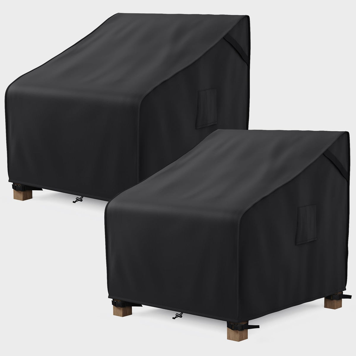 MR. COVER outdoor chair cover waterproof shields furniture from rain and dirt.
