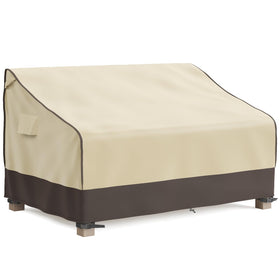 MR. COVER outdoor couch cover waterproof 2-seater protects furniture from rain and dirt.