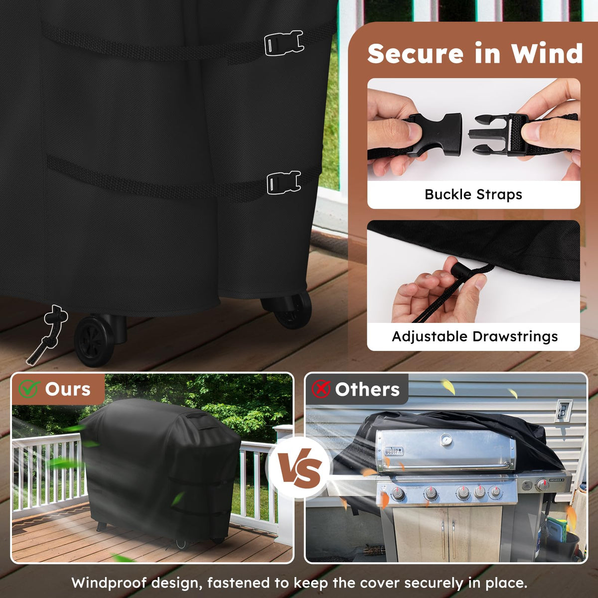 MR. COVER surface is rubber-coated for easy cleaning and grime resistance.