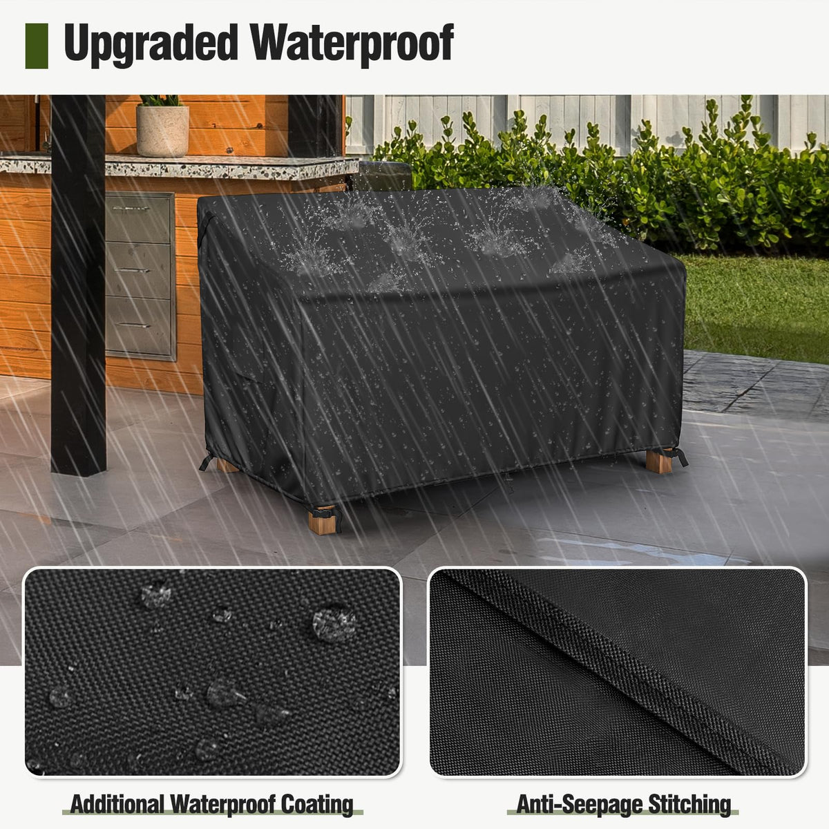 MR. COVER UPF50+ UV protection blocks sun to protect cushions.