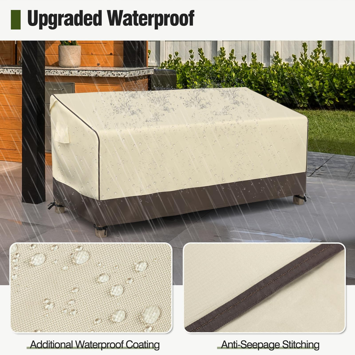 MR. COVER UPF50 coating blocks UV rays, preserving color