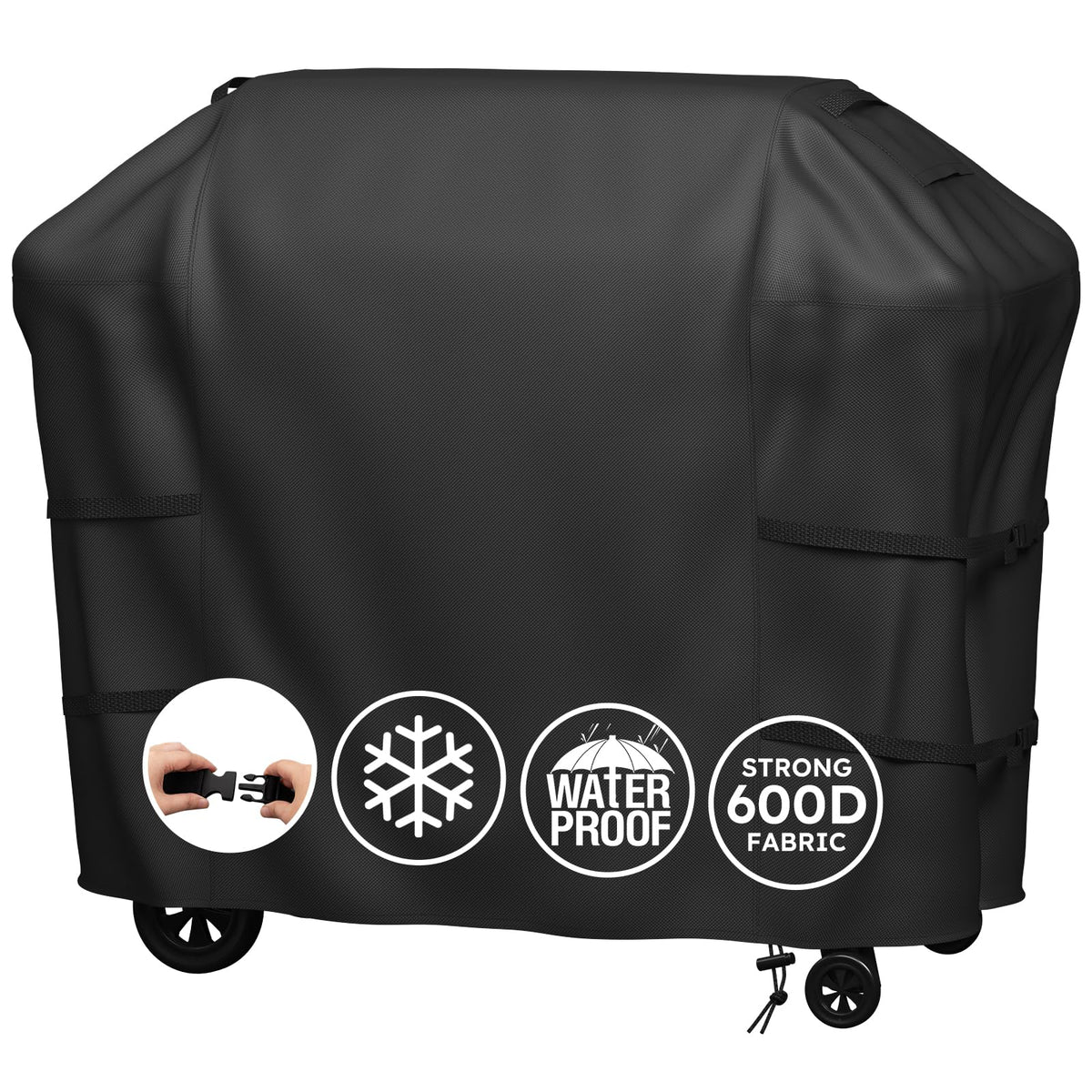 MR. COVER Weber Spirit 52in cover protects your grill from rain and sun.