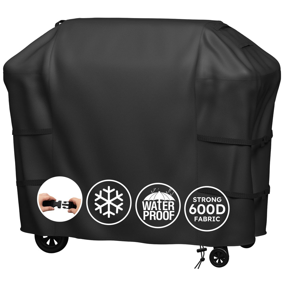 MR. COVER Weber Spirit 52in cover protects your grill from rain and sun.