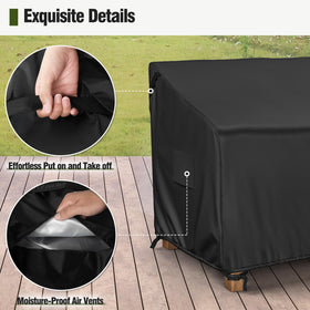 MR. COVER windproof buckles and drawstrings keep the cover secured.