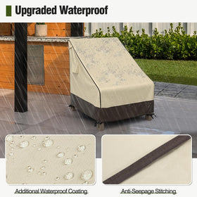 MR. COVER windproof corners secure the cover during gusty weather.