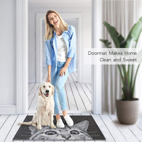 MR FANTASY Cat Door Mat offers unique patterns to enhance decor.